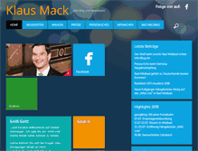 Tablet Screenshot of klausmack.de